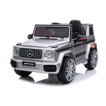 Elektrické autíčko Mercedes Benz G 63 AMG - lakované - strieborné